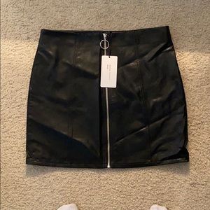 Leather skirt